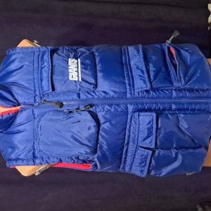 Puma NY GIANTS puffy pocket vest size L